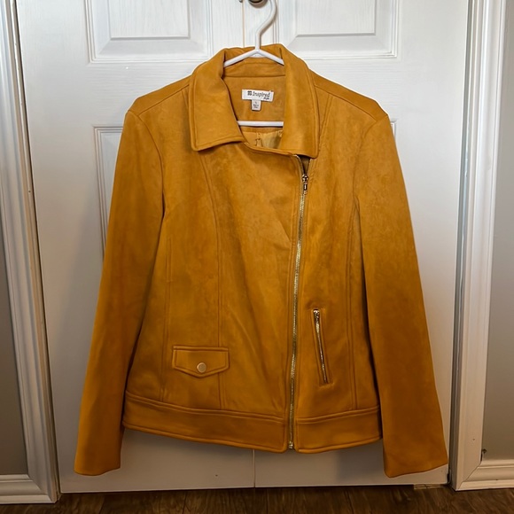 NWOT Faux Suede Jacket - Picture 3 of 7